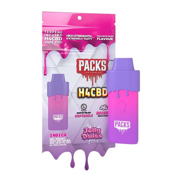 Packs by Packwoods H4CBD Disposable Vape - Jelly Dulce